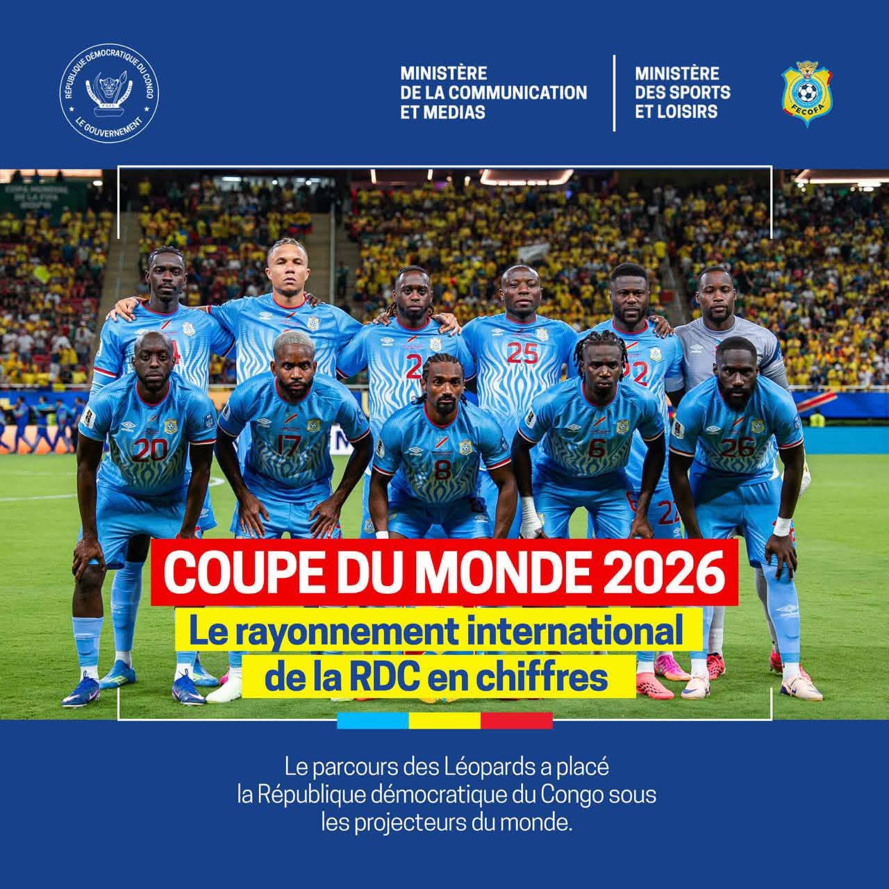 Mondial 2026 : malgré son élimination en seizièmes de finale, la RDC quitte la compétition avec plus de 12 millions de dollars pour la FECOFA et une forte visibilité mondiale